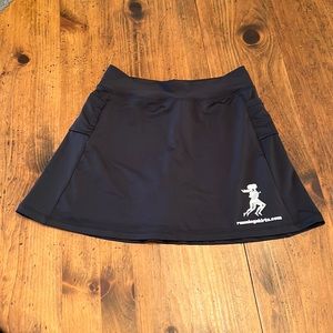 Black Running Skirt / Skort Size 2 - Runningskirts.com